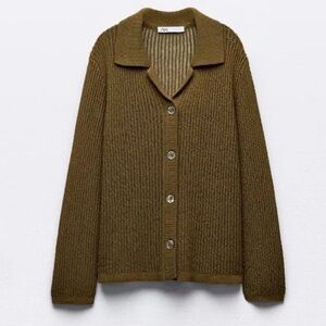 Zara Olive Knit Sweater